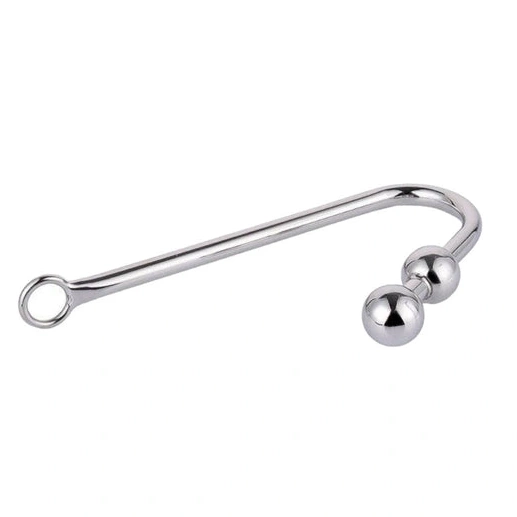 4417 Balls Hook Stainless Steel Two Pleasurable Anal 0809